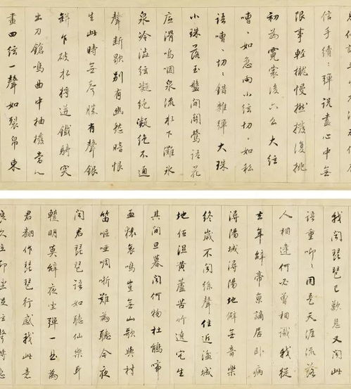 北京匡時2018春拍 疏朗天成 珠圓玉潤 董其昌 行書 琵琶行